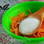 Рецепт Морковь по корейски
